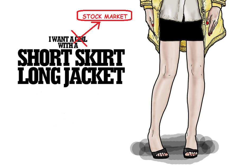 The CAKE “Short Skirt, Long Jacket” Stock Market (and Sentiment Results)