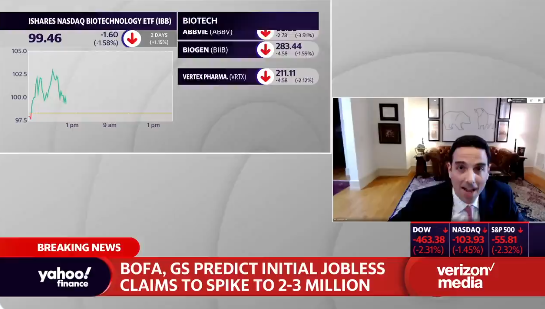 Yahoo! Finance TV Appearance on Friday (Video)