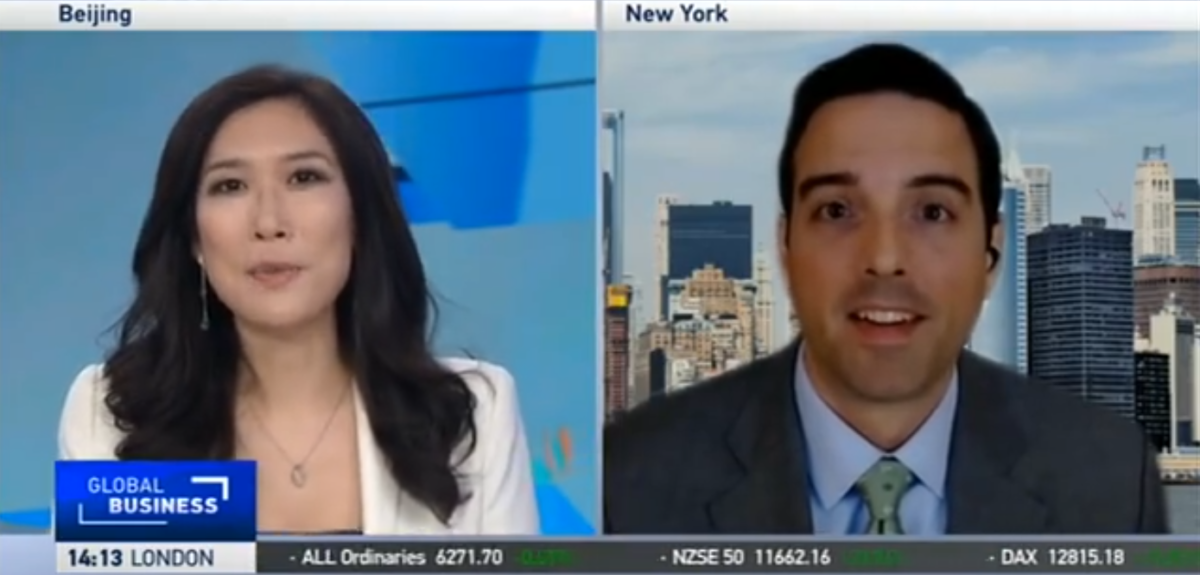Tom Hayes – CGTN Global Business TV Appearance – 8/20/2020