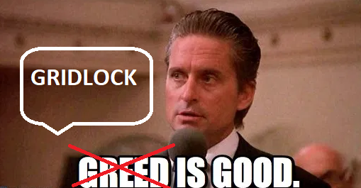 The Gordon Gekko, “Gridlock is Good” Stock Market (and Sentiment Results)…