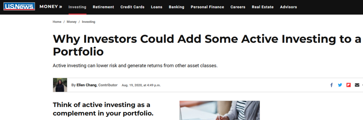 Tom Hayes – Quoted in U.S. News and World Report – 8/19/2020