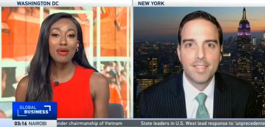 Tom Hayes – CGTN Global Business Appearance – 9/9/2020