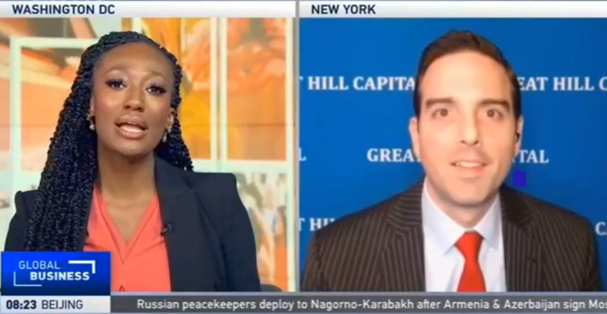 Tom Hayes – CGTN Global Business Appearance – 11/10/2020
