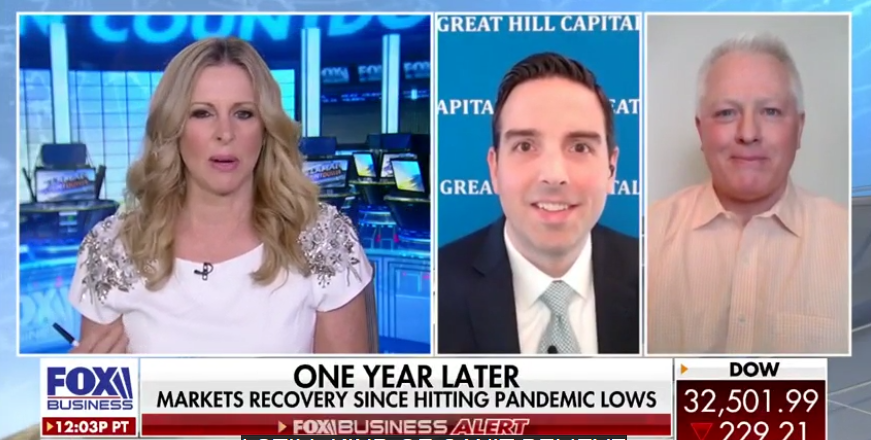 Tom Hayes – The Claman Countdown – Fox Business Appearance – 3/23/2021