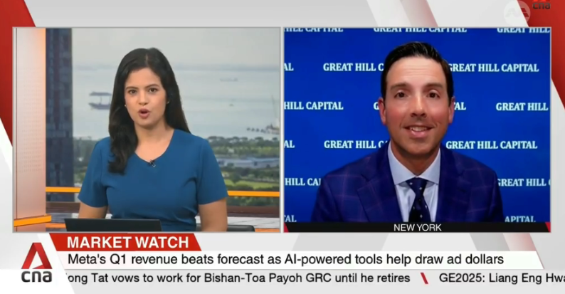 Thomas Hayes – Channel NewsAsia – CNA Singapore TV Appearance – 4/30/2025