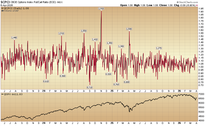 Indicator of the Day (video): CBOE Index Put/Call Ratio